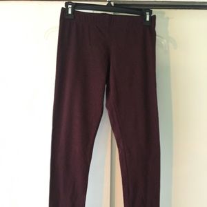 Maroon Garage Leggings